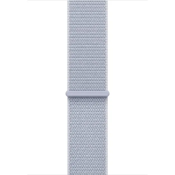 Apple Watch Series 10 46mm Aluminum Silver Case Blue Cloud Sport Loop