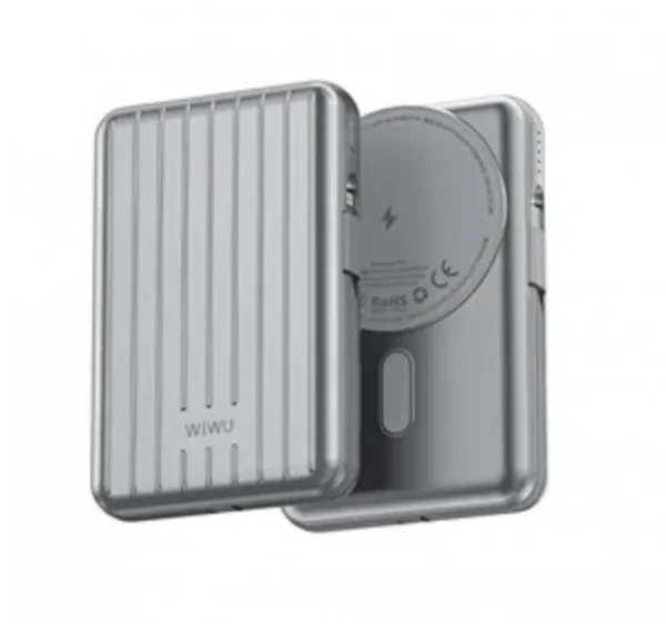 Доп. АКБ WIWU Trunk Series MagSafe 20000mAh 22.5W Silver